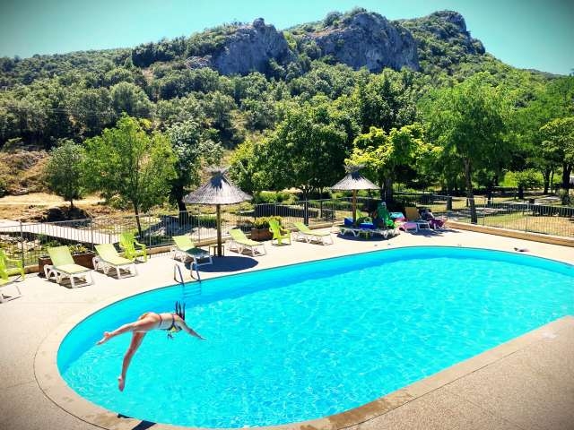Camping 'Camping de la claysse' à St sauveur de cruzieres