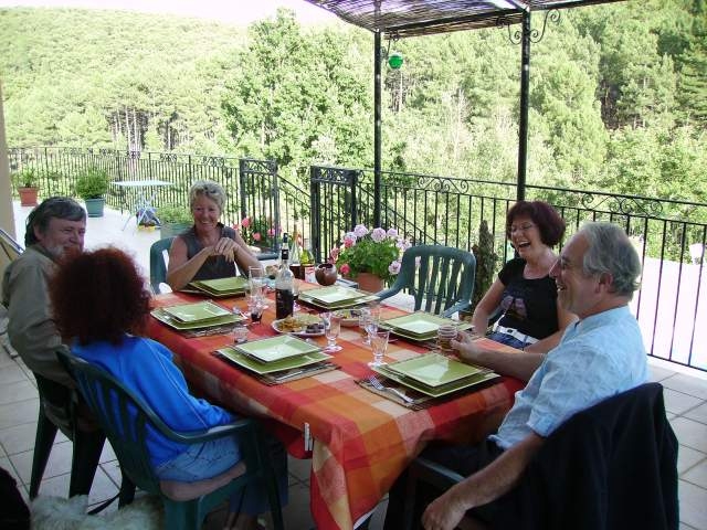 Chambre d'hôte 'Lou pélou en cévennes' à Branoux - les salles du gardon