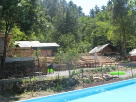 Camping 'Domaine à la source de ganvié' à Prades